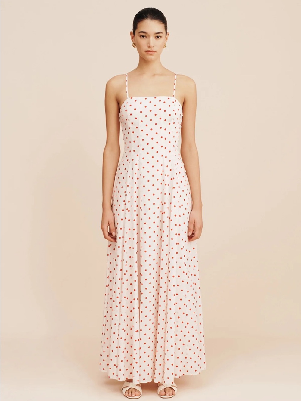 Posse Paloma Polka Dot Maxi Dress